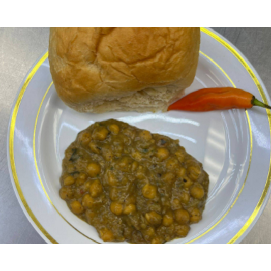 Homemade Bread & Channa