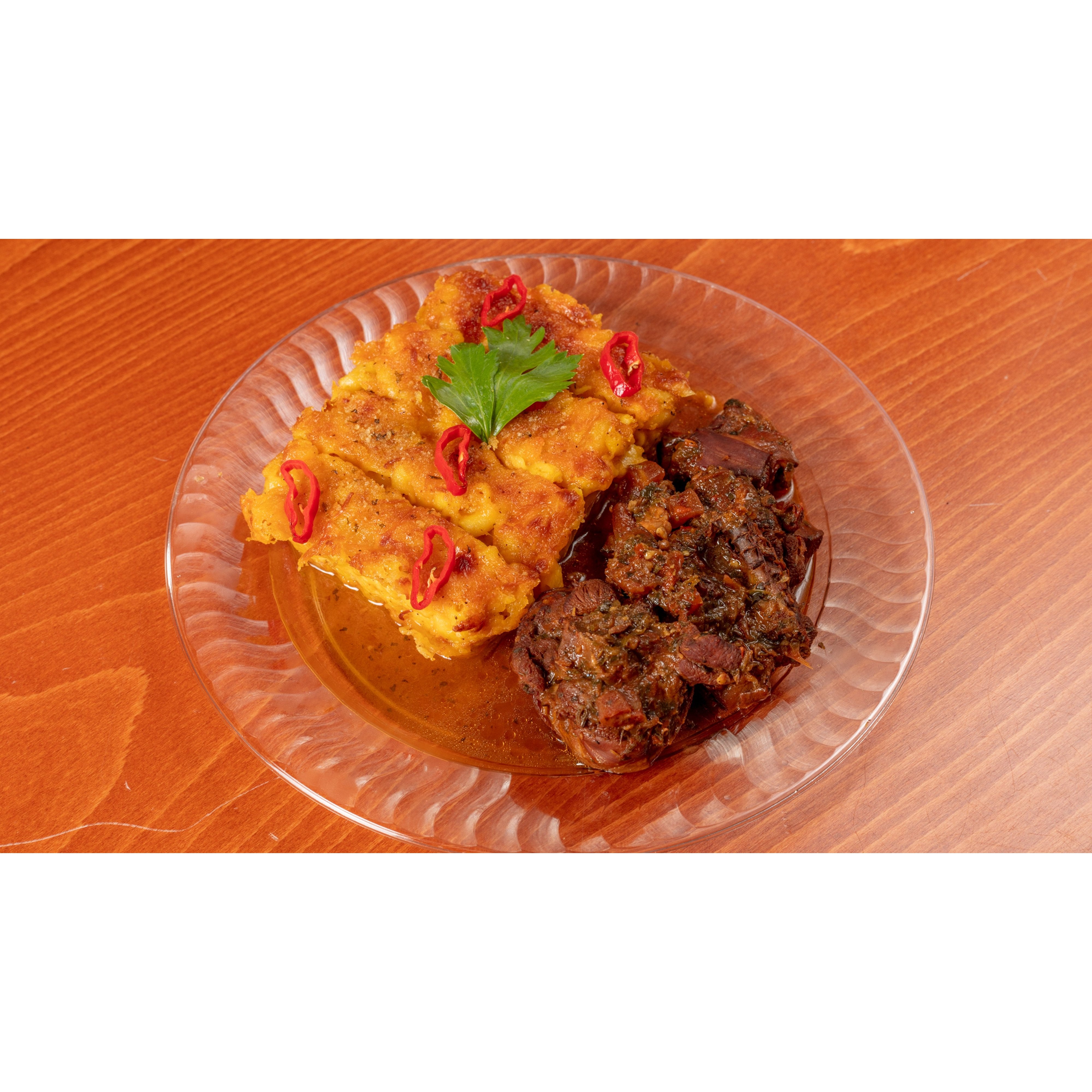 Meats, Fish, & Veggies – Curry Roti Box